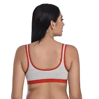 Body Liv Wireless Non Padded Slip on Sports Bra (Pack of 3)-thumb3