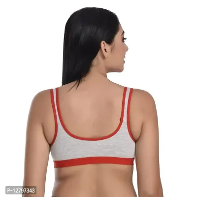 Body Liv Wireless Non Padded Slip on Sports Bra (Pack of 3)-thumb4