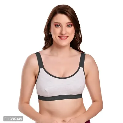 Body Liv Women Sports Bra Wireless, Non Padded, Full Coverage Gym Bra- Pack of 2-thumb3