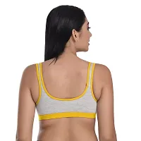 Body Liv Wireless Non Padded Slip on Sports Bra (Pack of 3)-thumb4