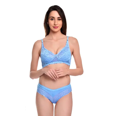 Buy VASTANS Women's Soft Net Lingerie Set for Women with Cotton Lining, Hot  Sexy