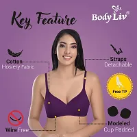 Body Liv Seamless Padded Bra for Women's Combo-thumb4