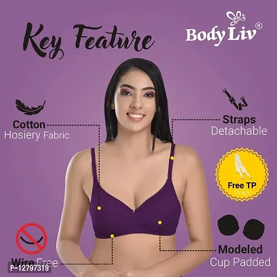 Body Liv Seamless Padded Bra for Women's Combo-thumb5