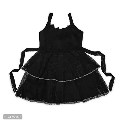 Vihan Creation Baby Girls Stylish Princess Dresses Satin Pretty Knee Length Birthday Party Kids A-Line Frock/Dress -10-thumb2