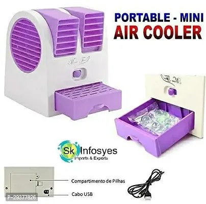 USB Battery Operated Air Conditioner Mini Water Air Cooler Cooling Fan-thumb3