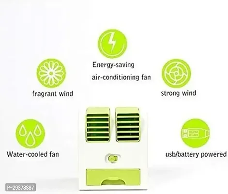 USB Battery Operated Air Conditioner Mini Water Air Cooler Cooling Fan-thumb3