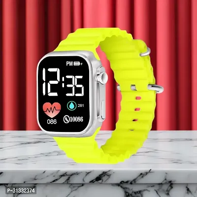 Best Digital Yellow Ultra LED Display Watch For Girls  Boys - Most Selling Digital Watch Pack of 1-thumb0