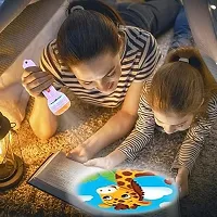 Mini Projector Torch Toy Slide Flashlight Projector Torch for Kids (Random Slides)-thumb1