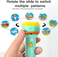 Projector light Torch Kids Story Toy for Toddlers Mini 3 Slides 24 (Multicolor) Pack of 1-thumb2