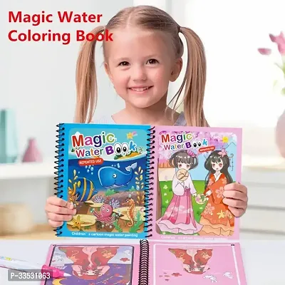 Magic Water Coloring Book Pack of 2