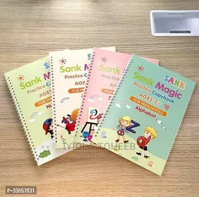 Sank Magic Practice Book Notebook Sank Magic Book For Children Set of 1-thumb0