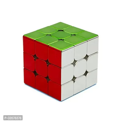 Plastic 3x3 Puzzle Cube Toy-thumb0