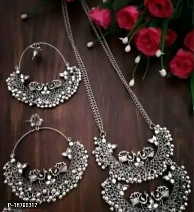 Oxidized  Necklace set set-thumb0