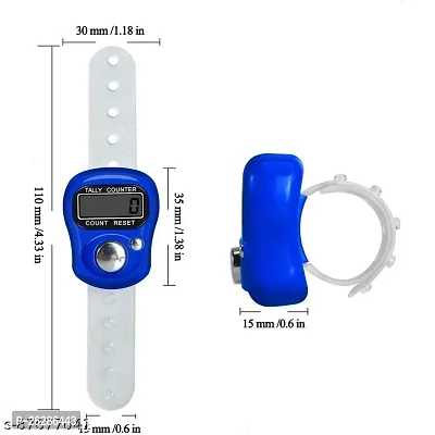 digital Electronic Mini Finger Ring Hand Tally Counter Pack of 3-thumb3