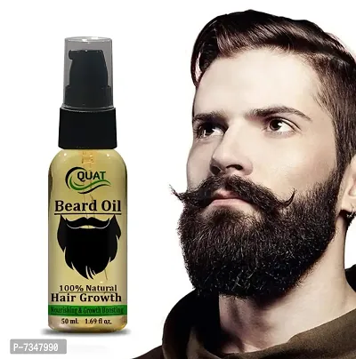 QUAT Beard Oil 100% Natural Hair Growth (50ml).