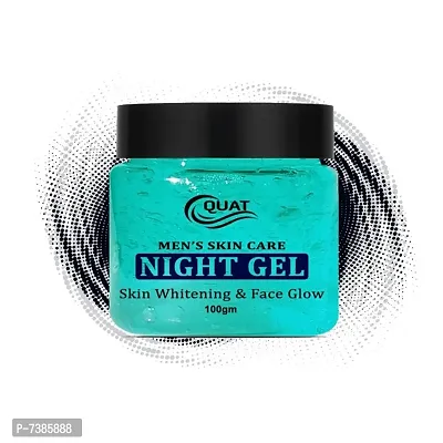 QUAT Mens Skin Care Night Gel, Skin Whitening  Face Glow  (100 g).-thumb0