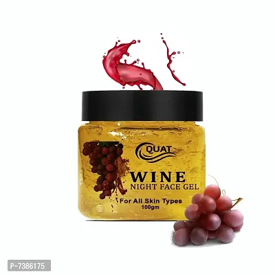 QUAT Wine Night Face Gel For Glowing Skin,Pimples Free Skin,Oily Skin,Pigmentati.-thumb0