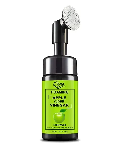 QUAT Apple Cider Vinegar Foaming with Aloe Vera Water for Deep Cleansing Face Wash  (150 ml).