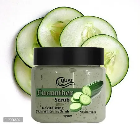 QUAT Cucumber Face Scrub for Glowing Skin,Oily,Dry Skin Scrub  (100 g).