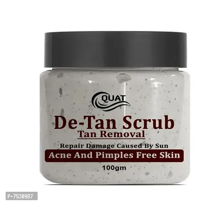 QUAT De-tan Tan Removal Face Scrub (100gm).-thumb0