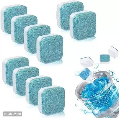 10 PCS Washing Machine Deep Cleaner Effervescent Tablet for Machine, Powder Tablet