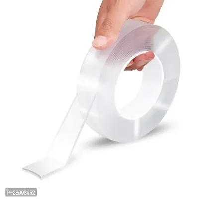 3 Meter Double Sided Double-sided Tape Double-sided Tape (Automatic)  (Set of 1, White)-thumb0