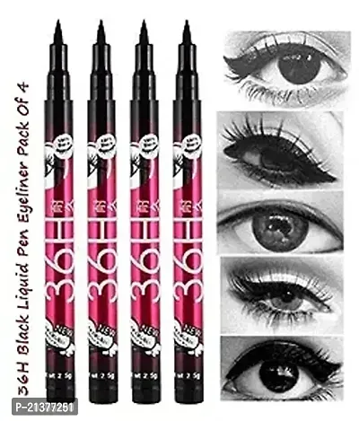 36H Black color professional eyeliner pen pack of 4