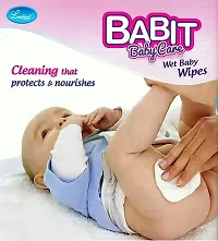 Babit Baby Wet Wipes with Lid- Enriched with Aloe Vera  Soft Touch Cleansing|Mild  Effective pack of 1-thumb1