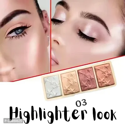 Glow 4 shades (03) Highlighter pack of 1