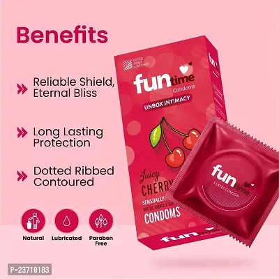 Buy Fun time Juicy Cherry Condoms Pack of 1 Online In India At Discounted  Prices