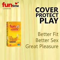 Fun time  Banana Sensually  Flavored Condoms  Pack of 1-thumb1