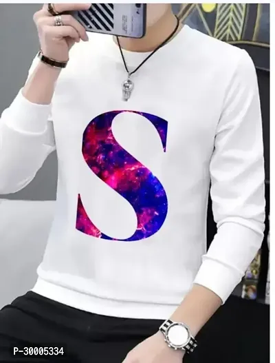 Reliable White Cotton Blend Printed T-Shirt For Men-thumb0