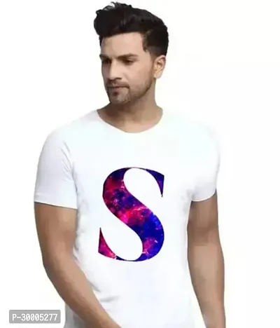 Reliable White Cotton Blend Printed T-Shirt For Men-thumb0