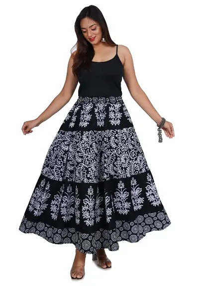 Daily Wear Printed Womens Skirts