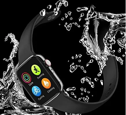 New BLACK/ T 500 SMART WATCH 2024/ latest version Full Touch Screen Bluetooth Smartwatch with Body Temperature, Heart Rate  Oxygen Monitor Compatible with All 3G/4G/5G Android  iOS-thumb3