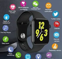 New SMART WATCH 2024, latest version /T500 BLACK Full Touch Screen Bluetooth Smartwatch with Body Temperature, Heart Rate  Oxygen Monitor Compatible with All 3G/4G/5G Android  iOS-thumb1