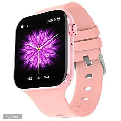 New PINK /SMART WATCH/ 2024 latest version /T500 Full Touch Screen Bluetooth Smartwatch with Body Temperature, Heart Rate  Oxygen Monitor Compatible with All 3G/4G/5G Android  iOS-thumb0