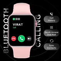 New PINK /SMART WATCH/ 2024 latest version /T500 Full Touch Screen Bluetooth Smartwatch with Body Temperature, Heart Rate  Oxygen Monitor Compatible with All 3G/4G/5G Android  iOS-thumb3