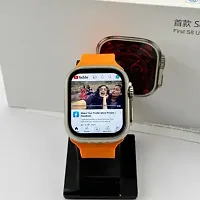 T 800 /orange SMART WATCH 2024 latest version Full Touch Screen Bluetooth Smartwatch with Body Temperature, Heart Rate  Oxygen Monitor Compatible with All 3G/4G/5G Android  iOS-thumb4