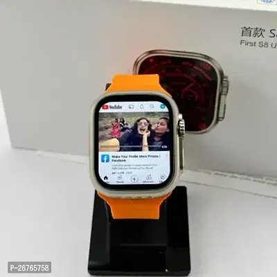T 800 /orange SMART WATCH 2024 latest version Full Touch Screen Bluetooth Smartwatch with Body Temperature, Heart Rate  Oxygen Monitor Compatible with All 3G/4G/5G Android  iOS-thumb5