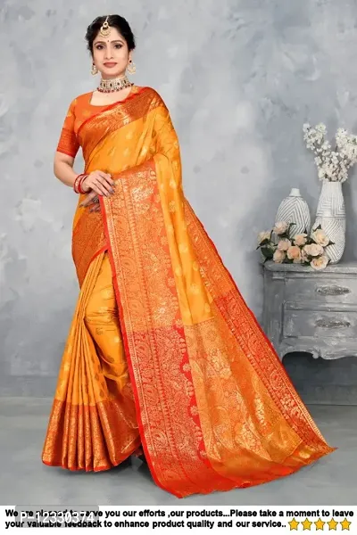 Gold Zari Silk Banarasi Saree buy Online on Dvanza - dvz000339