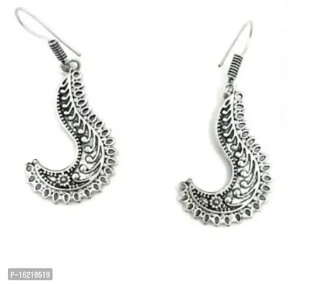 SilkyKraftz Tribal Design Stylish Oxidised Earrings for Women and Girls
