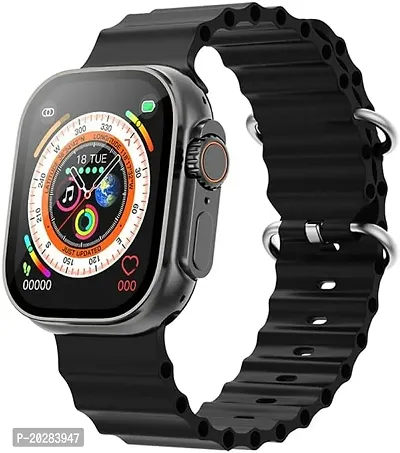 Ultra Seris 8 Smart Watch T800 Ultra Men Two Watch Smartwatch Bluetooth Call Wireless Charge Fitness Bracelet (Orange)  T-800 Ultra smartwatch-thumb0