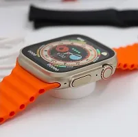 Ultra Seris 8 Smart Watch T800 Ultra Men Two Watch Smartwatch Bluetooth Call Wireless Charge Fitness Bracelet (Orange)  T-800 Ultra smartwatch-thumb3