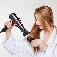 Professional 2888 Hair Dryer 1500 Watt  And Black  471B Hair Curler For Men And Women-thumb1