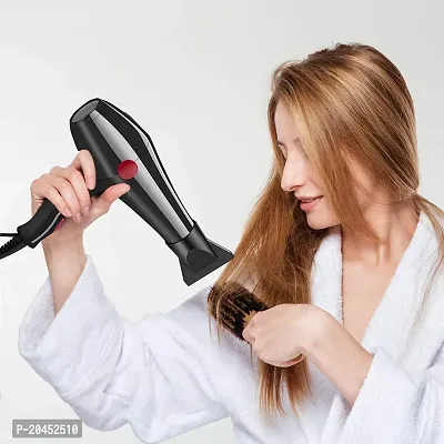Professional 2888 Hair Dryer 1500 Watt  And Black  471B Hair Curler For Men And Women-thumb2
