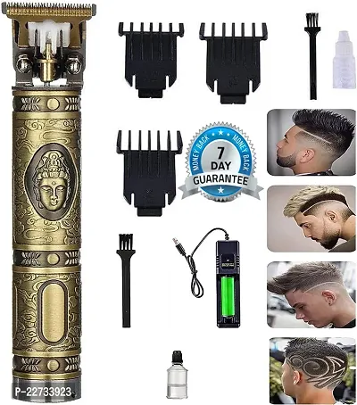Hair Clippers for Men,Electric Pro Li Outliner Grooming Zero Gapped Baldheaded Hair Clippers Rechargeable Cordless Close Cutting T-Blade Trimmer for Men (Gold)-thumb0