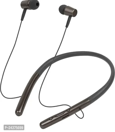 Hear-in-2 Neckband Splash-proof Sport Stereo High Bass Sound With SD card Slot Bluetooth Headset  (Black, In the Ear)-thumb0