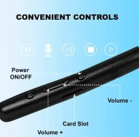 48 Hours non-stop battery backup Latest unique bass Premium Design light Weight,Waterproof,High Quality Product Wireless Neckband with mic MN90-thumb2