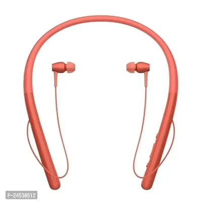 Platinum Series Neckband- Low Price Bluetooth Neckband headphone Bluetooth Headset  (orenge, In the Ear)001
